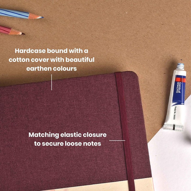 Scholar Watercolour Journal 300 GSM (A5 Portrait, Black) - Image 4