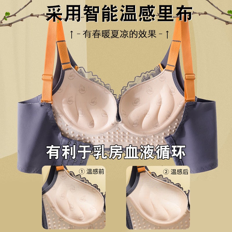 Shake Tone Live Explosions Lace Adjustable Bra Small Chest Large Gathered Up Anti-Sagging Accessory Breasts Underwear Summer - Image 3