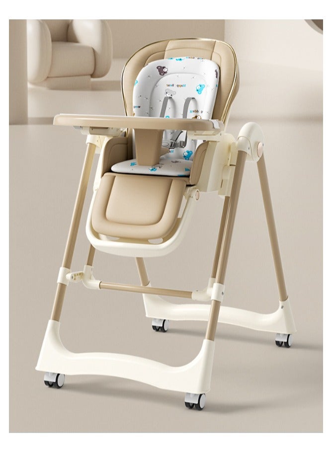 Baby dining chair, dining chair, multifunctional foldable home portable baby dining table seat, children's baby chair - Image 1