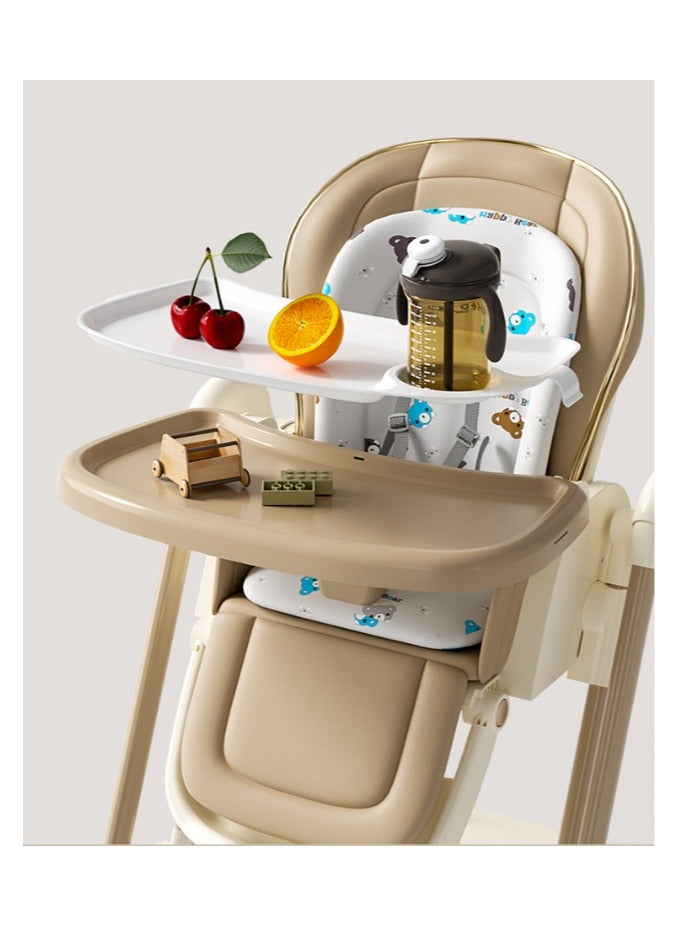 Baby dining chair, dining chair, multifunctional foldable home portable baby dining table seat, children's baby chair - Image 5