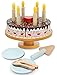 PairPear Birthday Party Cake Playset for KidsWooden Toys Play Food - Image 4