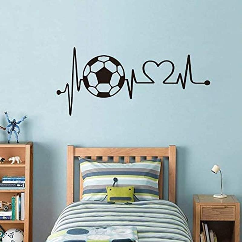 BPA Heartbeat Football Wall Sticker - Image 4