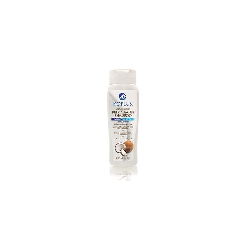 Isoplus Deep Cleanse Shampoo With Coconut Oil & Shea Butter 13.5 Oz