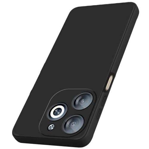 SHINESTAR Liquid Silicone Infinix Smart 8 HD Case Cover | Microfiber Inside | 360 Degree Camera Protection Bump Back Case Cover for Infinix Smart 8 HD - Black - Image 3