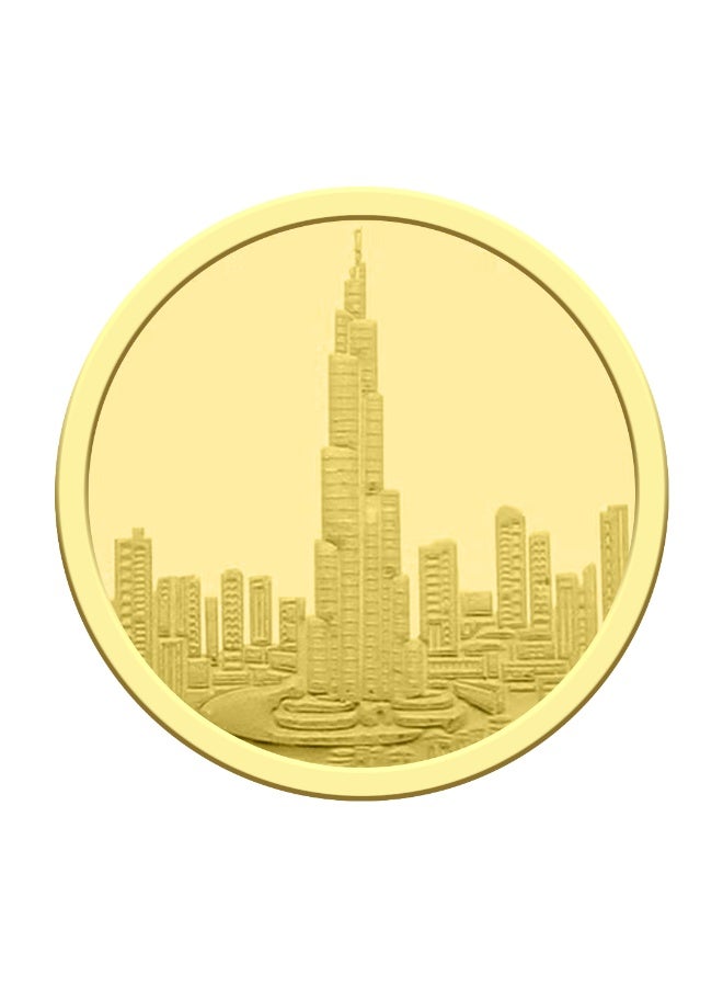 FK Jewellers Gold 22KT 10 Grams Burj Khalifa Coin - Image 1