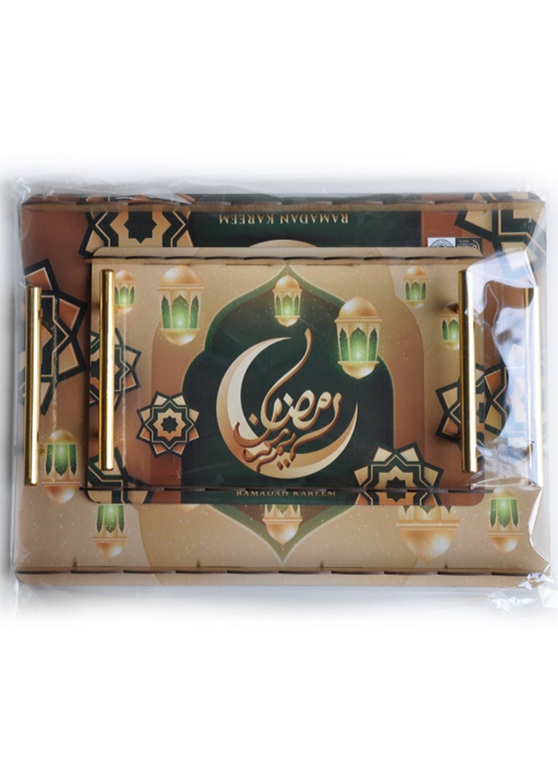 WAVY A set of 2 Ramadan shaped trays (different models) - Image 4