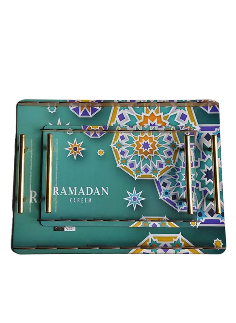 WAVY A set of 2 Ramadan shaped trays (different models) - Image 5