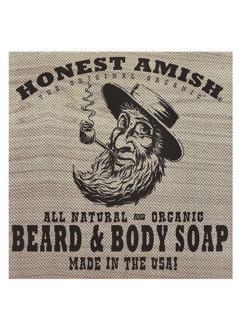 Honest Amish, Slick Beard & Body Bar Soap, 1 Bar