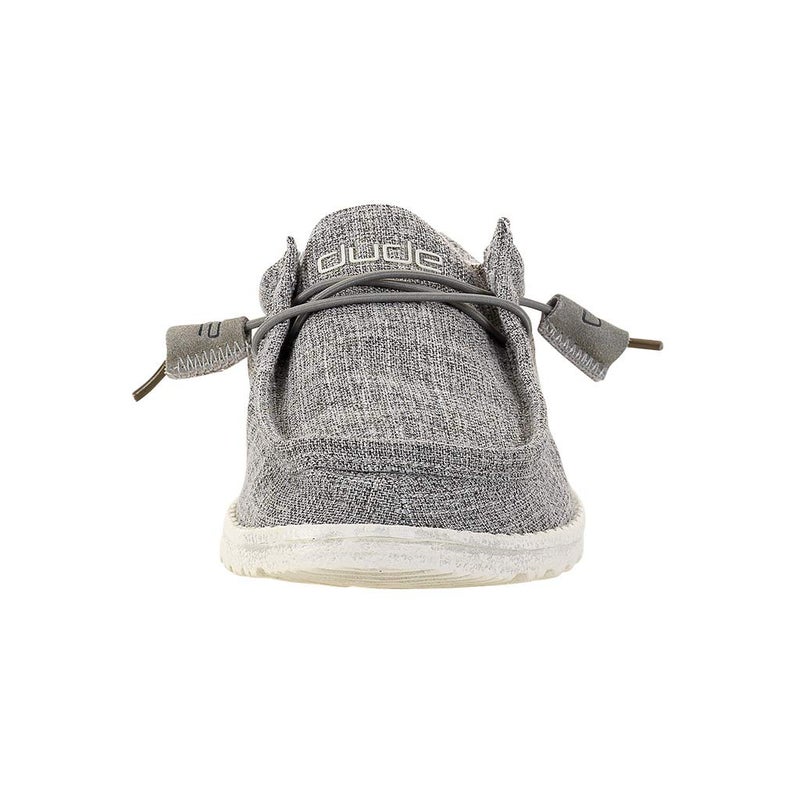 Hey Dude Men's Wally Linen Iron Size 11 | Men’s Shoes | Men’s Lace Up Loafers | Comfortable & Light-Weight - Image 5