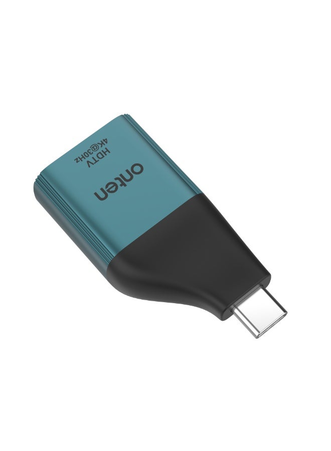 أونتن محول ONTEN OTN-UC102H / OTN-9587S من USB-C إلى HDMI، يدعم دقة 4K بمعدل 30 إطاراً في الثانية (Ultra HD)، يعمل بنظام التوصيل والتشغيل (Plug & Play) دون الحاجة لمصدر طاقة خارجي، مصنوع من سبائك الألومنيوم ومادة ABS، يضمن نقلاً مستقراً للصوت والصورة عند استخدامه مع أجهزة الكمبيوتر المحمول (بما في ذلك MacBook)، والأجهزة اللوحية، والهواتف الذكية، والشاشات، وأجهزة التلفاز، وأجهزة العرض الضوئي (البروجيكتور). - Image 2