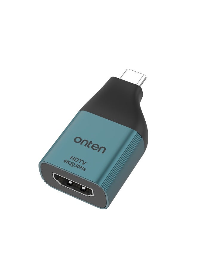 أونتن محول ONTEN OTN-UC102H / OTN-9587S من USB-C إلى HDMI، يدعم دقة 4K بمعدل 30 إطاراً في الثانية (Ultra HD)، يعمل بنظام التوصيل والتشغيل (Plug & Play) دون الحاجة لمصدر طاقة خارجي، مصنوع من سبائك الألومنيوم ومادة ABS، يضمن نقلاً مستقراً للصوت والصورة عند استخدامه مع أجهزة الكمبيوتر المحمول (بما في ذلك MacBook)، والأجهزة اللوحية، والهواتف الذكية، والشاشات، وأجهزة التلفاز، وأجهزة العرض الضوئي (البروجيكتور). - Image 5