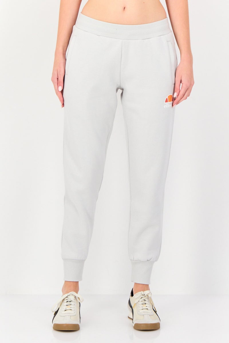 Ellesse سروال رياضي نسائي مناسب للجري، رمادي فاتح - Image 1