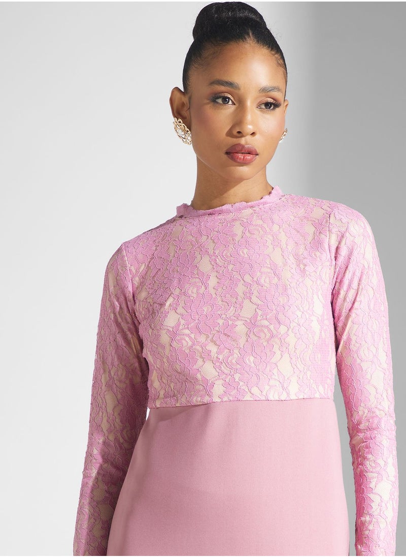 Lace Detail Dress