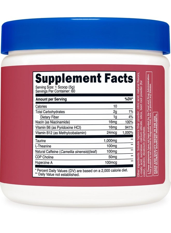 Nutricost Energy Drink Powder (Passionfruit Guava) (60 SERV) - Pre Workout Supplement with Natural Flavors - Non-GMO, Gluten-Free… - Image 5