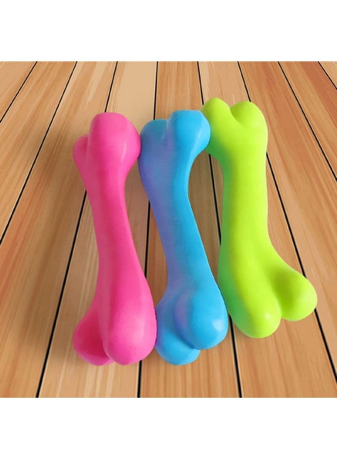 إيميلي بيتس ألعاب مضغ للكلاب، ألعاب مضغ قوية للكلاب العدوانية، ألعاب مضغ متينة غير قابلة للتدمير للكلاب من السلالات الكبيرة والمتوسطة (متعددة الألوان، عبوة من 3 قطع) - Image 3