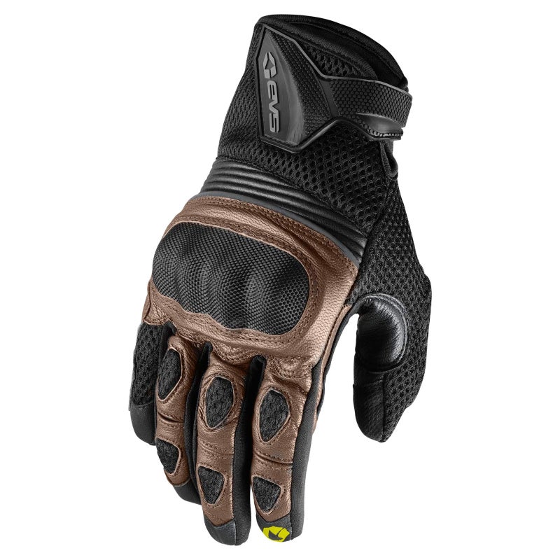 EVS Sports SGL19ABNBKS UnisexAdult Assen Street Gloves BrownBlack Small