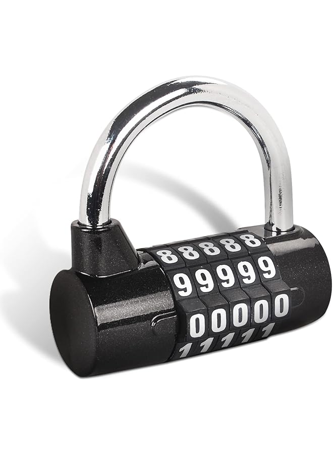 PROMASS PROMASS 1 Pack Combination Lock, Strong Padlock with Numbers Door Locker with Code Locker Lock Padlock for a Locker Luggage Locks  - Image 1