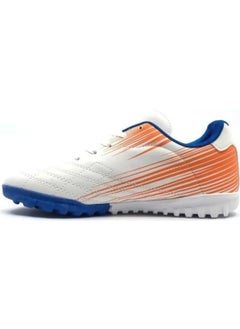 Cool Ronaldo White Boys Lace-Up Artificial Turf Football Shoes  - Image 2