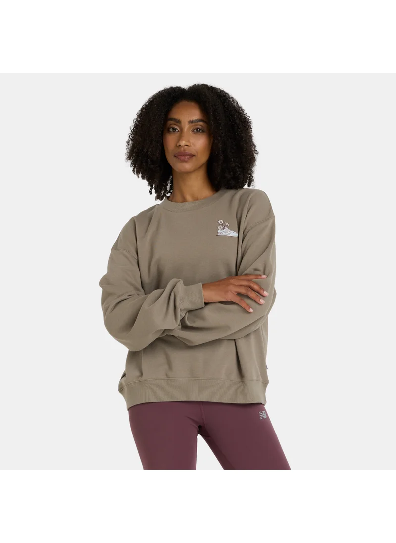 New Balance Women's Flower Shoe Sweatshirt