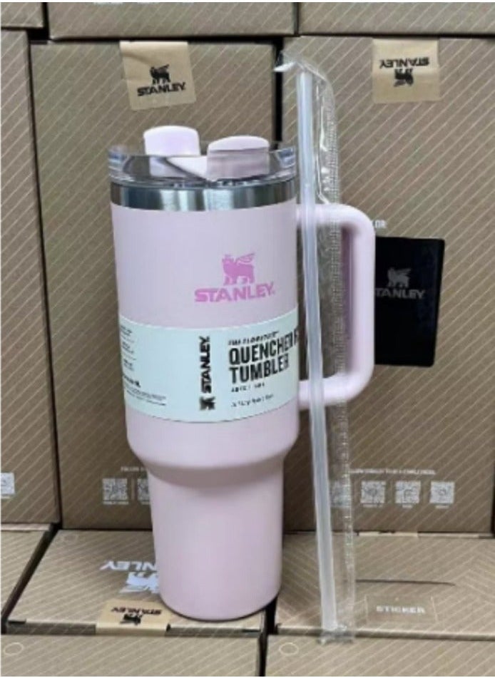 Stanley - Stanley Quencher H2.0 FlowState Stainless Steel Vacuum Insulated Tumbler with Lid and Straw for Water, Iced Tea or Coffee, Smoothie and More, 40 oz - Image 1