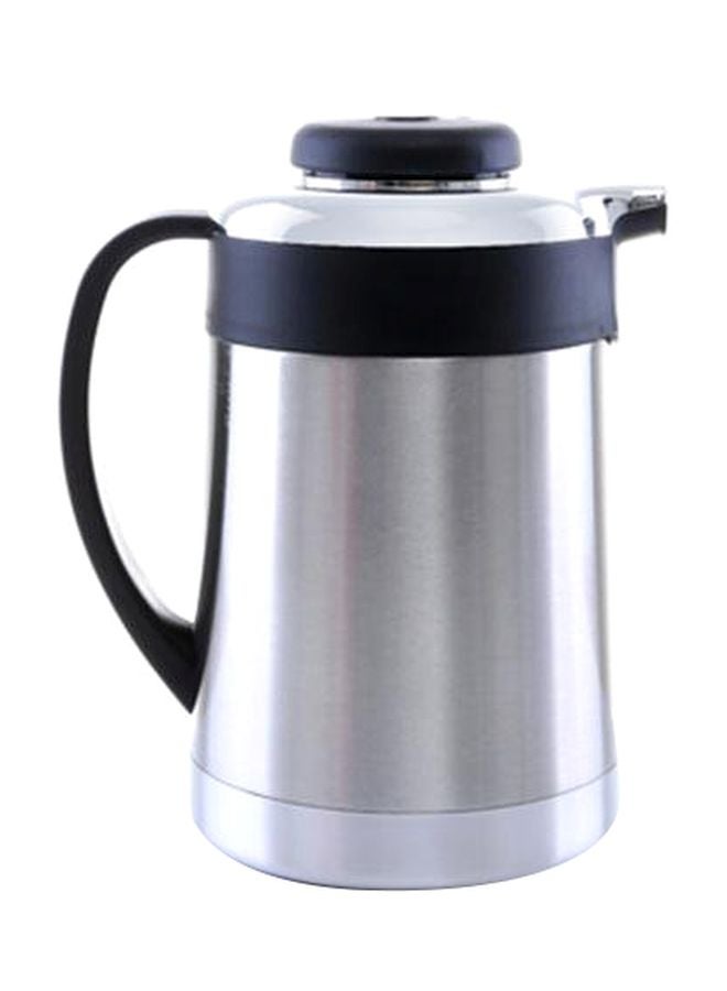 Royalford 1000Ml/33.5Oz Stainless Steel Vacuum Flask Ss Inner Pot 12 Hours Hot 24 Hours Cold Multi Color 12X13X20.5 Cm - Image 1