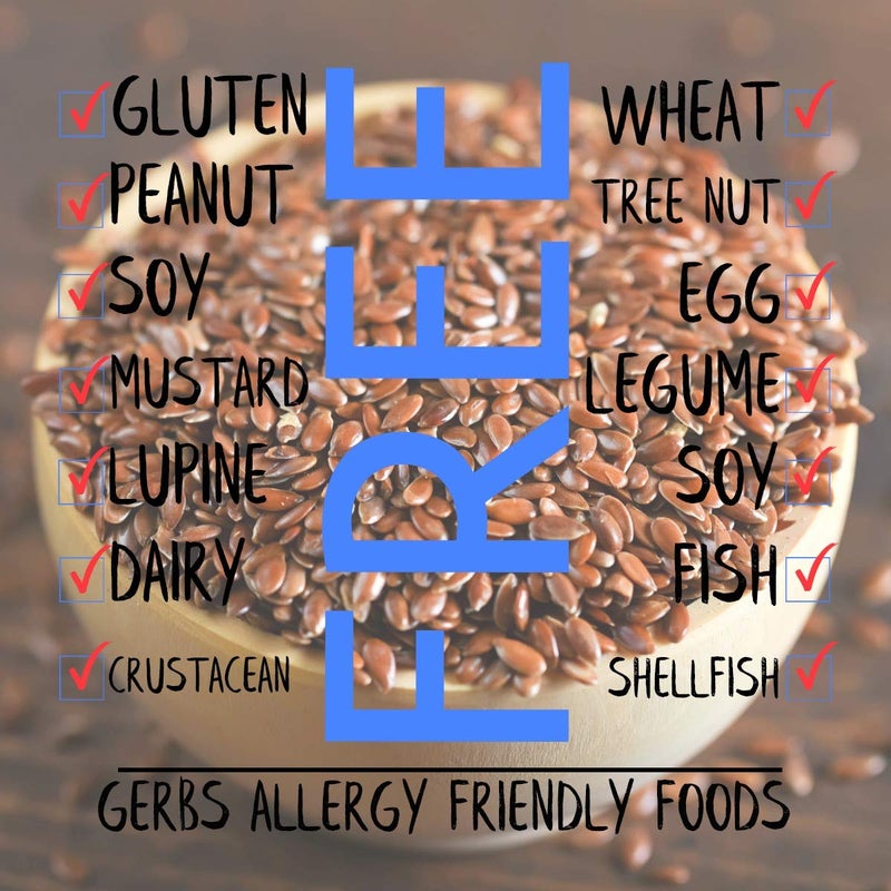 GERBS Raw Brown Flax Seeds 2 lbs. | No Artificial Additives, Non-GMO, Resealable Bag | Naturally Mild & Nutty Crunch | Top 14 Allergen-Free - Image 3