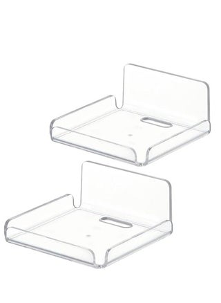 Acrylic Floating Small Wall Shelves, Mini Wall Mounted Hanging Display Shelves, Universal Adhesive Shelf Easy to Install No Drill, for Security Cameras, Baby Monitors, Smart Speaker, 2 Pcs - pzsku/ZD4CE5B61D41AA2208EE8Z/45/_/1718351882/5ee2aa01-ed34-4158-8952-11cf5126400c