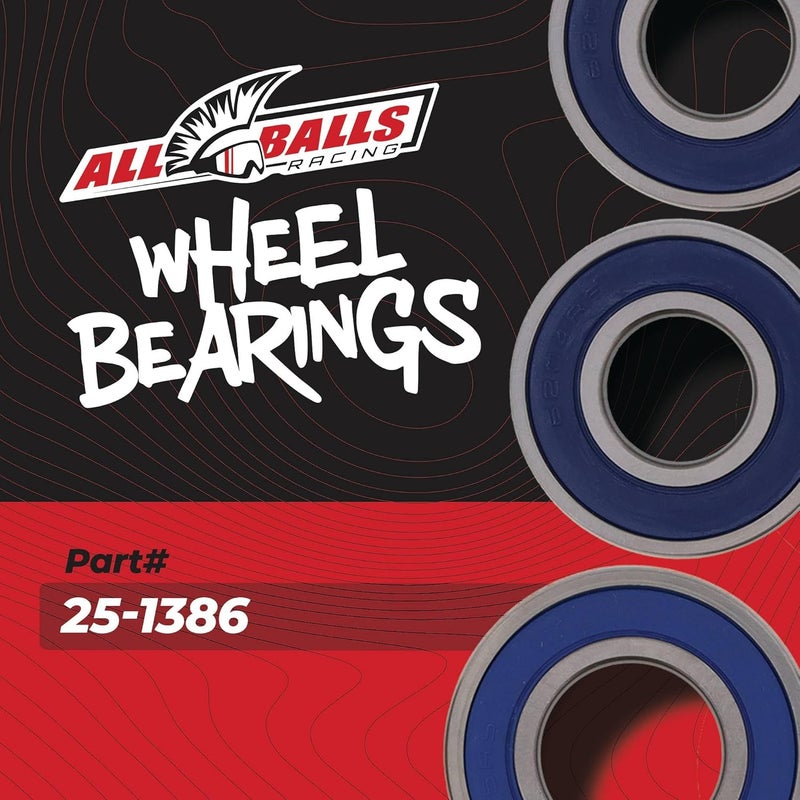 All Balls 25-1386 Rear Wheel Bearing Kit - Image 2