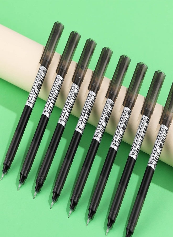 RIANCY 24 pens fine point smooth writing pens liquid ink rollingball pen Quick Drying japanese pen 0.5 mm black ink for office student back to school art supplies - Image 4