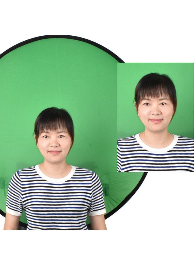 NIBEMINENT Foldable Photography Background Green/Black - Image 2