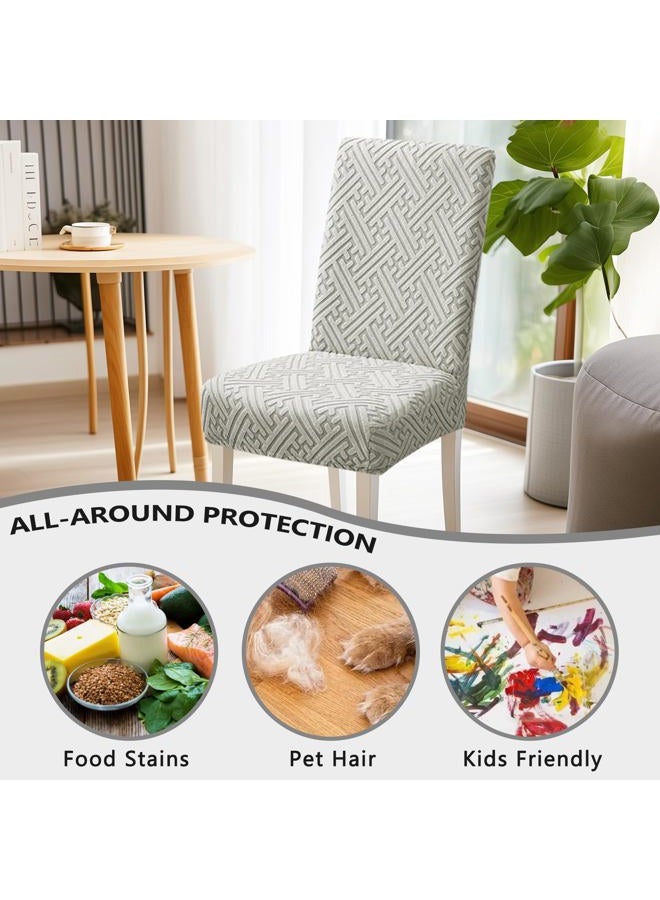 Promindflyplka Dining Room Chair Covers of 6 Sets - Image 3