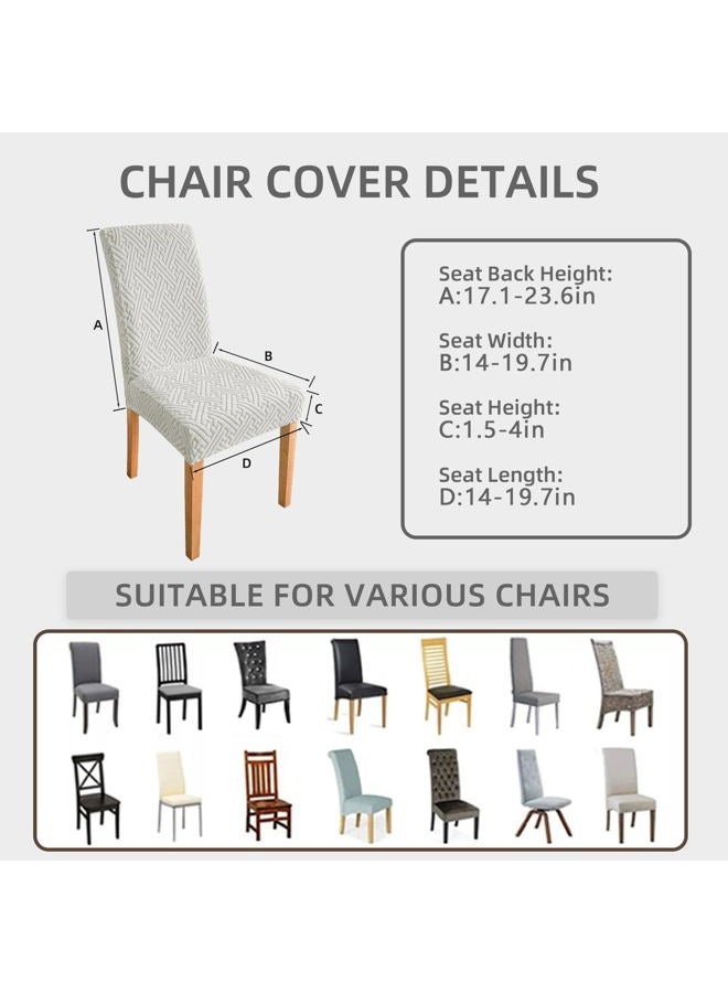 Promindflyplka Dining Room Chair Covers of 6 Sets - Image 5
