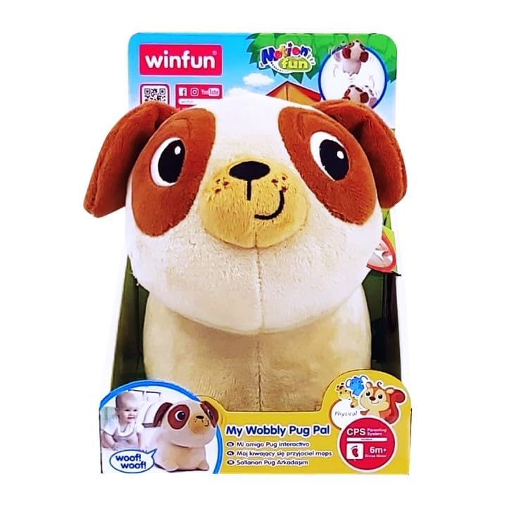 Winfun My Wobbly Pug Pal Plush Toy