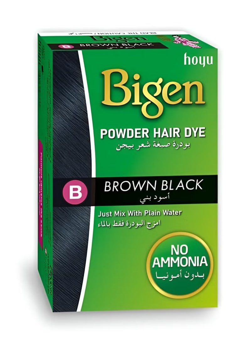Bigen Powder Hair Dye Brown Black 6g