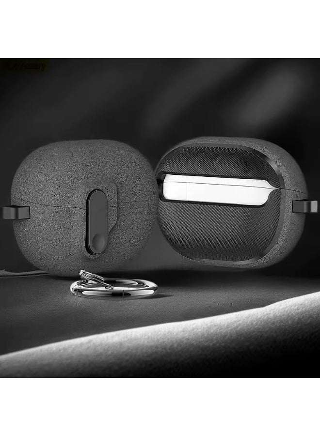 Premium Lock Cover For Huawei Freebuds pro 3 / Freebuds pro 4 Case With Secure Lock Shockproof ForHuawei freebuds pro 3/4 Case High Quality, Water Restrictions (Grey) - Image 2