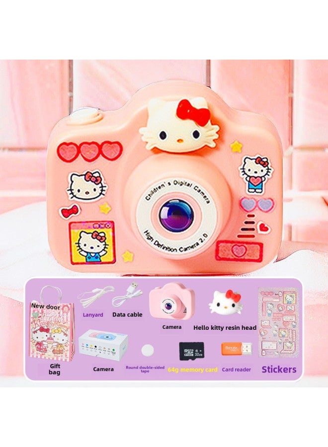 Generic Children's Camera Toy Photographable Printable Baby Camera Colored Polarets Birthday Gift For Boys And Girls-Body Color:【】*hd Dual Camera 64g One-year Warranty  - Image 1