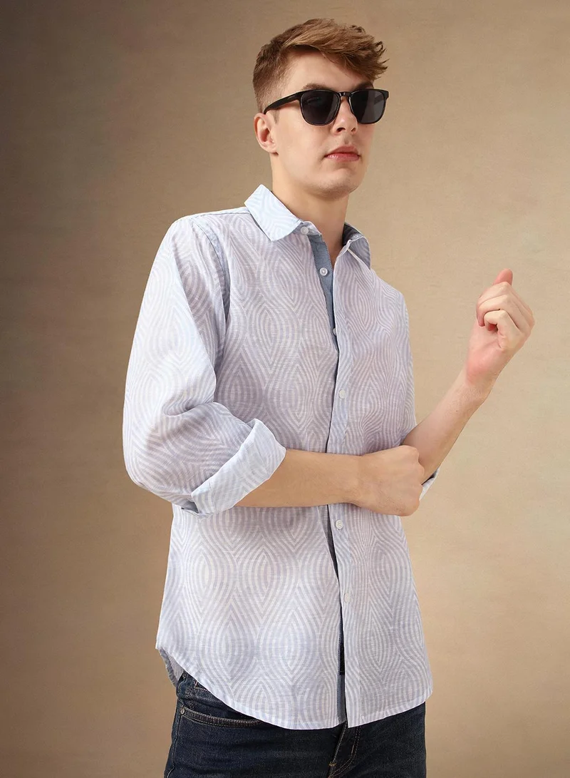 Dennis Lingo Blue Shirt For Men For Men