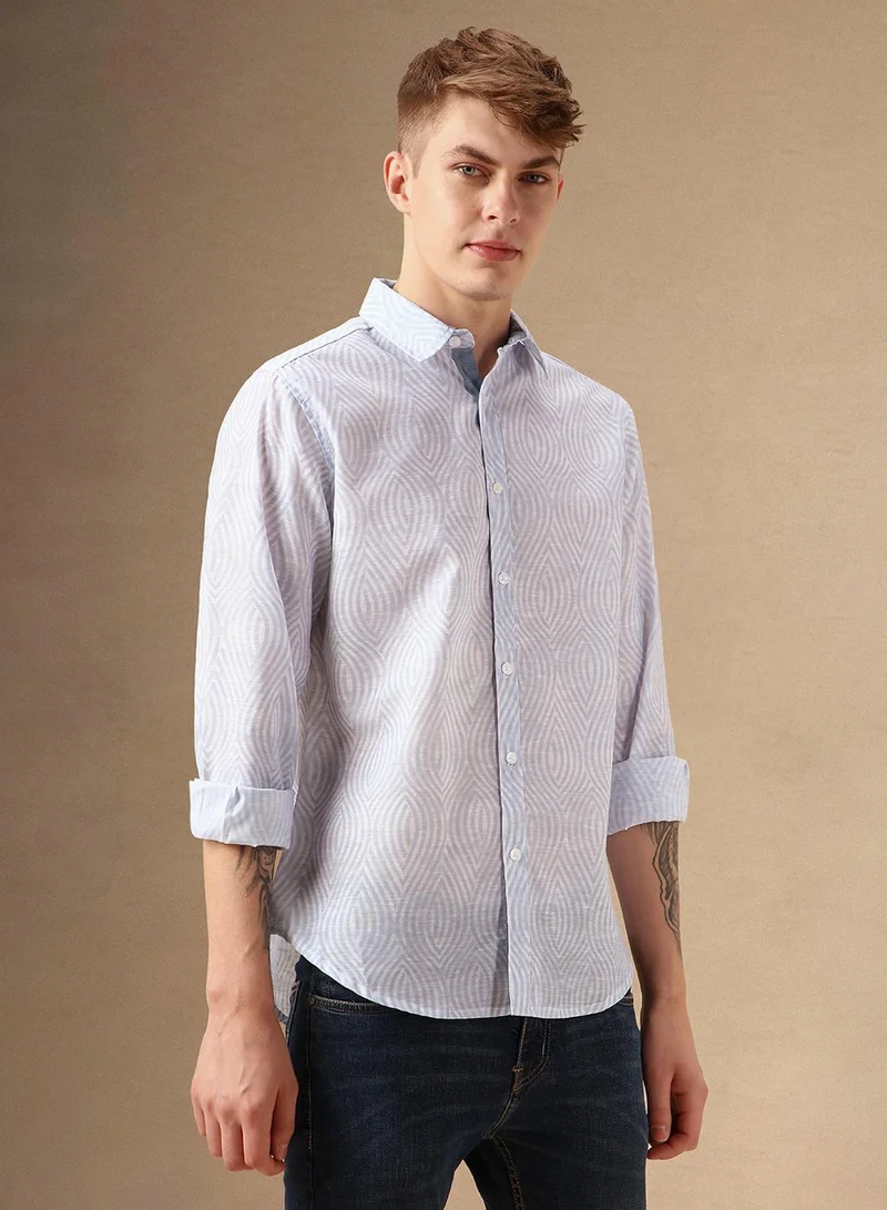 Dennis Lingo Blue Shirt For Men For Men
