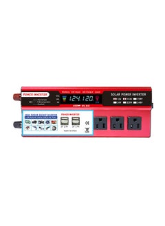 Solar Power Inverter High Efficiency Sine Wave Inverter Home Car RV Solar Power Converter with LCD Display DC 12V to 110V AC 850-950W