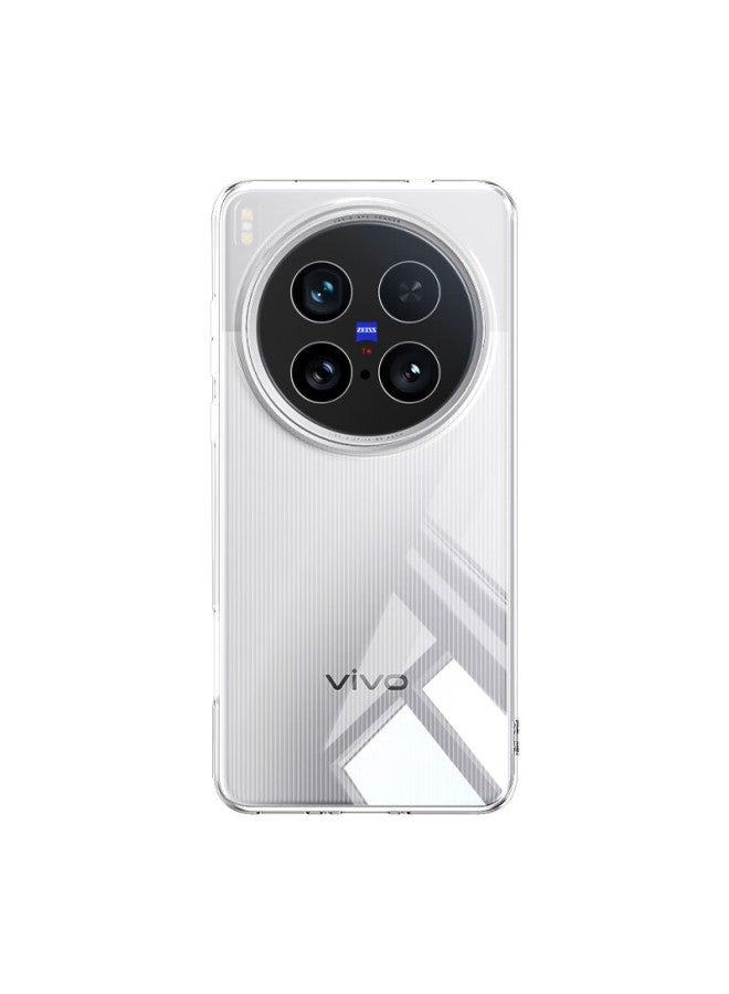 Aolai Transparent Tpu Phone Case For Vivo X200ultra, Full Protection Cover With Lens, Simple And Skin-friendly, Anti-drop Soft Back Shell