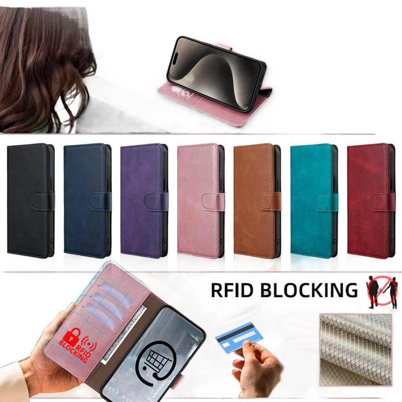 Protective Case | Rose Gold | Card Holder | Drop Protection | Shockproof Cover for Samsung Galaxy A07 - Image 2