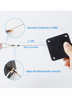KASTWAVE Door Closer Automatic Sensor Door Closer Punch Free Spring Residential Sliding Screen Door Closer Commercial Multifunctional Door Closer for Bedroom Storm Home  - Image 5