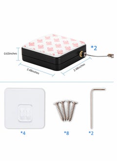 KASTWAVE Door Closer Automatic Sensor Door Closer Punch Free Spring Residential Sliding Screen Door Closer Commercial Multifunctional Door Closer for Bedroom Storm Home  - Image 2