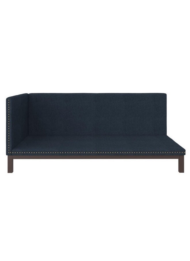 Homzmart Swedish Wood Sofa Bed 200×100×100 cm - Blue  - Image 2