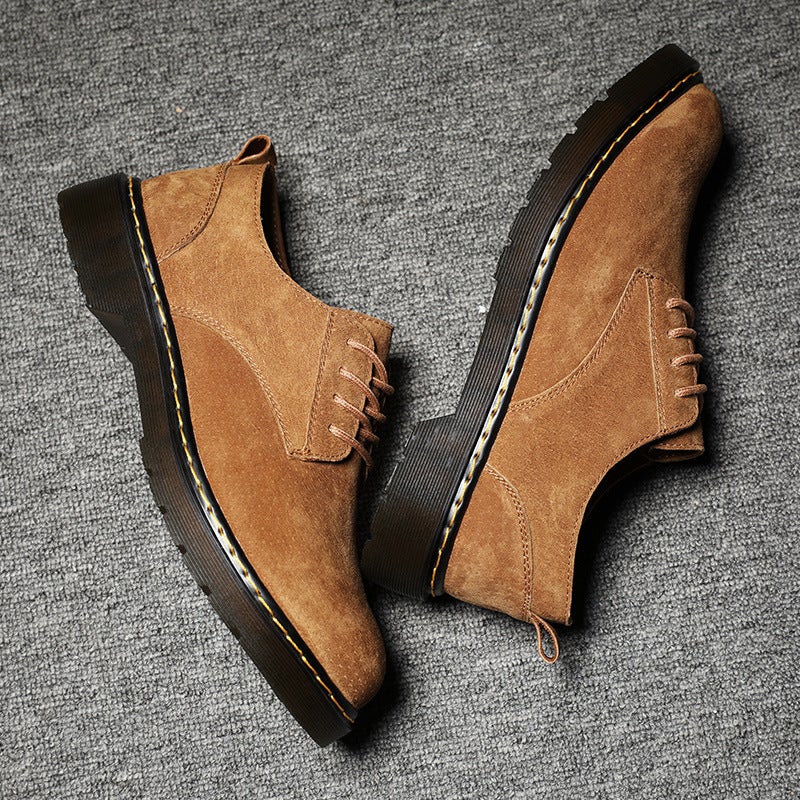 Men'S Shoes Casual Leather Shoes Large Size Breathable Versatile Breathable Casual Men'S Shoes Casual Work Shoes - Image 4
