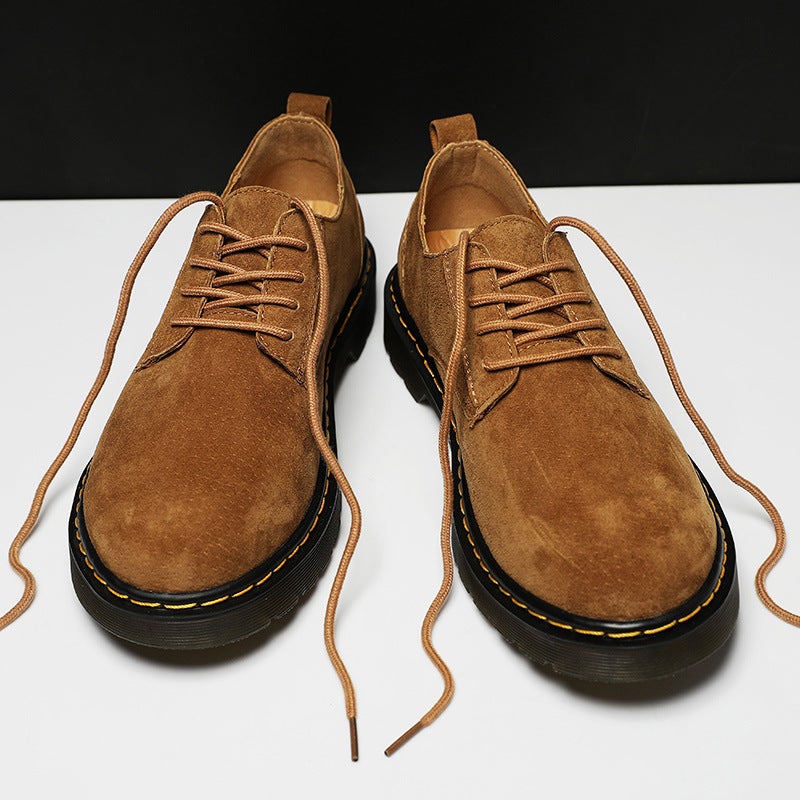 Men'S Shoes Casual Leather Shoes Large Size Breathable Versatile Breathable Casual Men'S Shoes Casual Work Shoes - Image 3