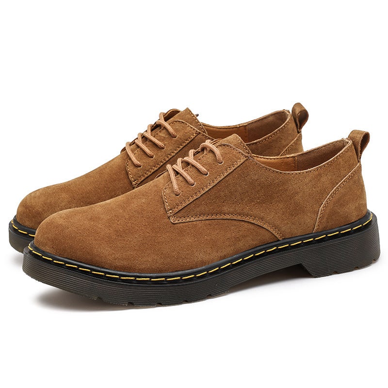 Men'S Shoes Casual Leather Shoes Large Size Breathable Versatile Breathable Casual Men'S Shoes Casual Work Shoes - Image 1