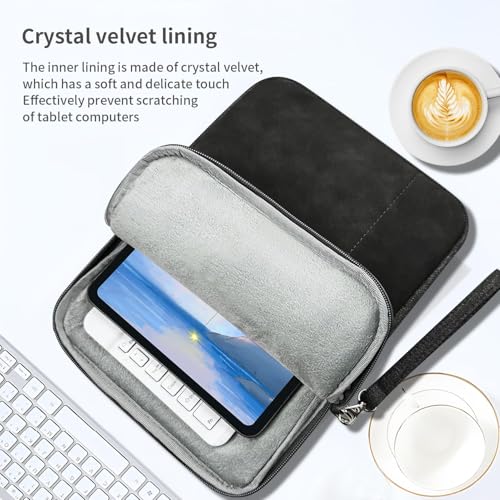 MOCA 13 Inch Tablet Sleeve Carrying Case for iPad Pro 12.9, Surface Pro 9/8/X, Galaxy Tab S9 Plus/S8 Plus, with Accessory Pocket (Black, 13 inch) - Image 3