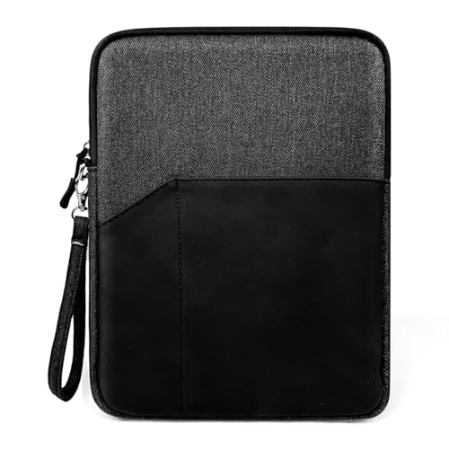 MOCA 13 Inch Tablet Sleeve Carrying Case for iPad Pro 12.9, Surface Pro 9/8/X, Galaxy Tab S9 Plus/S8 Plus, with Accessory Pocket (Black, 13 inch) - Image 1