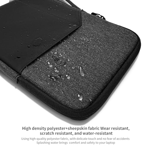 MOCA 13 Inch Tablet Sleeve Carrying Case for iPad Pro 12.9, Surface Pro 9/8/X, Galaxy Tab S9 Plus/S8 Plus, with Accessory Pocket (Black, 13 inch) - Image 5